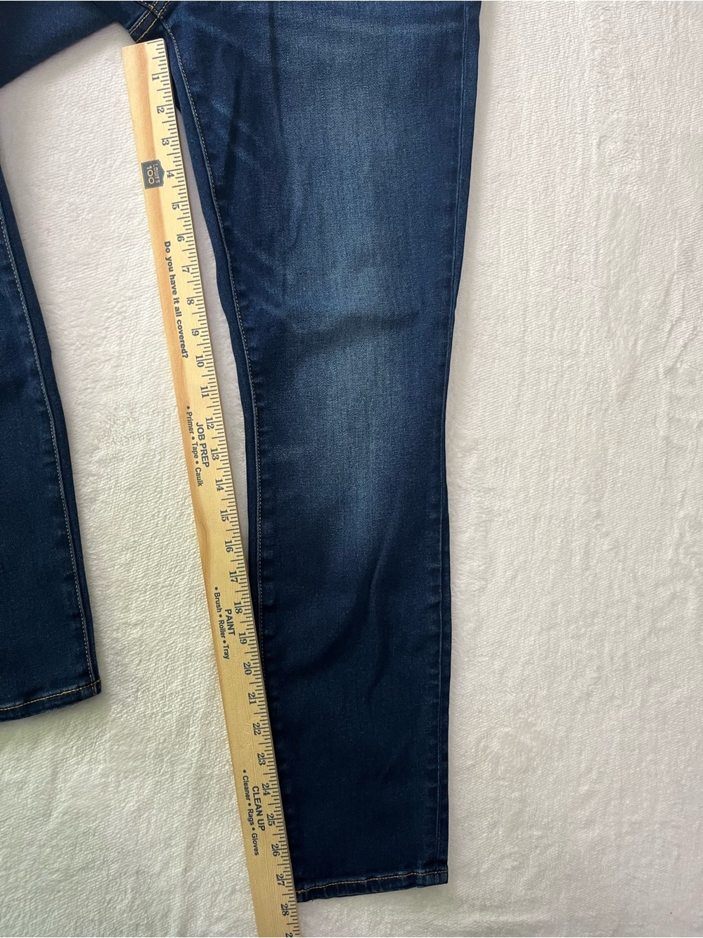 Johnny Was Skinny Jeans Size 30 Boho Festival Stretch Denim Mid Rise Dark Wash - Picture 10 of 11